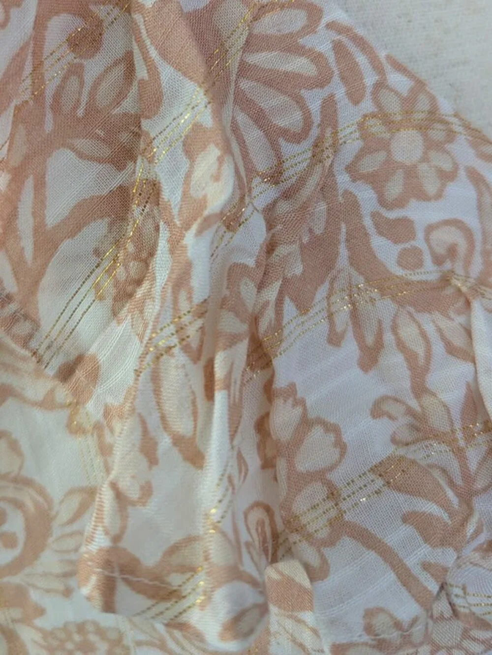 NWT LOFT Shimmer Ruffle V-Neck Shell - Picture 12 of 15